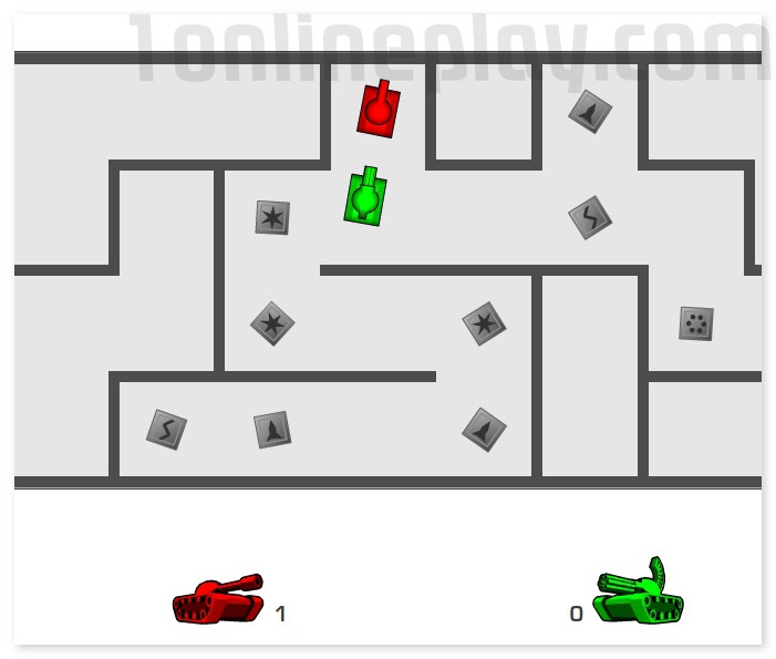 AZ Battle Tank game for 2 or 3 players image play free