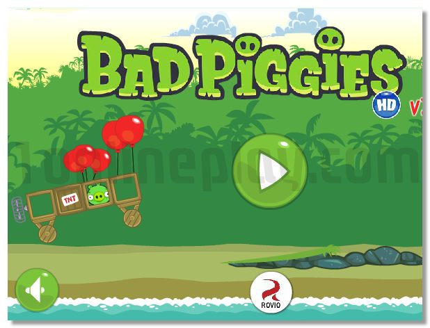 Bad Piggies Pigs from Angry Birds ballistic game image play free