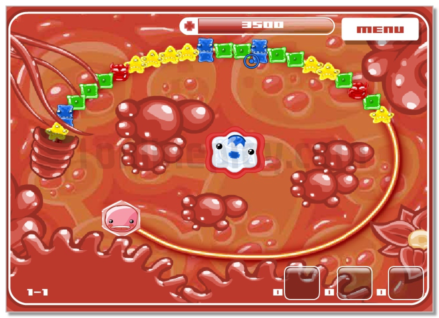 Bioblast Zuma game 3 connect medical funny game image play free