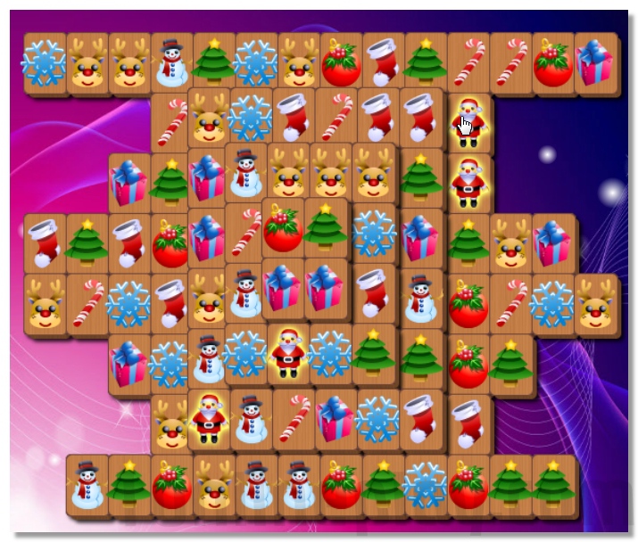 Christmas Mahjong game perfect puzzle for the holiday mood Online Free Games