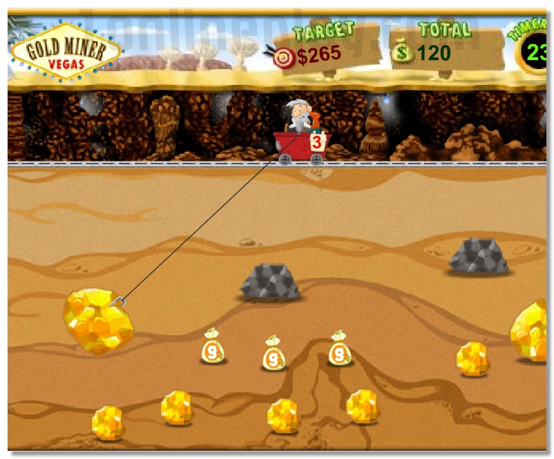 gold miner games pop up