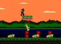 Gangster Bros. Mario retro arcade game remake shoot and run