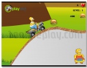 Simpsons Starving Rush Moto Racing