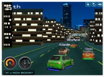 Street Race NASCAR racing on the night streets