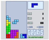 Tetris Championship puzzle retro game online flash tetris