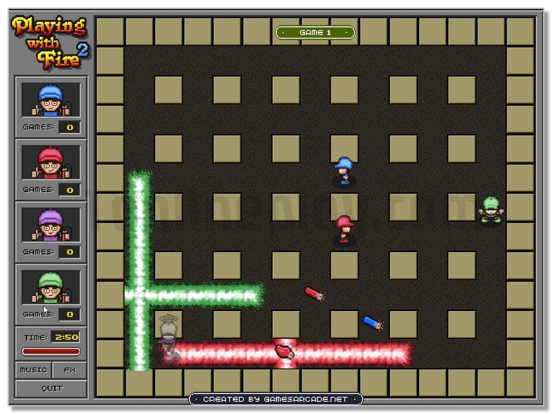 Playing With Fire part 2 classic bomberman arcade game image play free