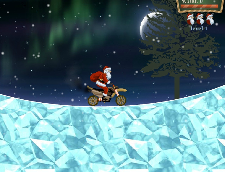 Santa Rider 2 moto bike racing image play free
