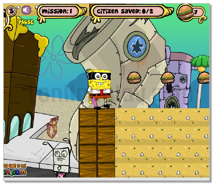 Spongebob M-mask Adventure image play free