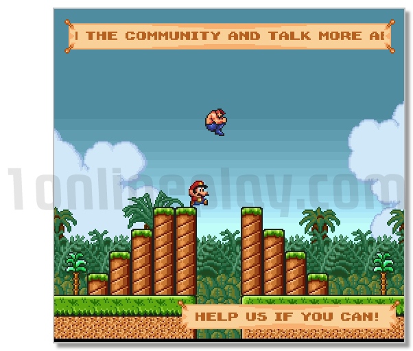 Super Mario crossover retro Heroes in the Mario World image play free