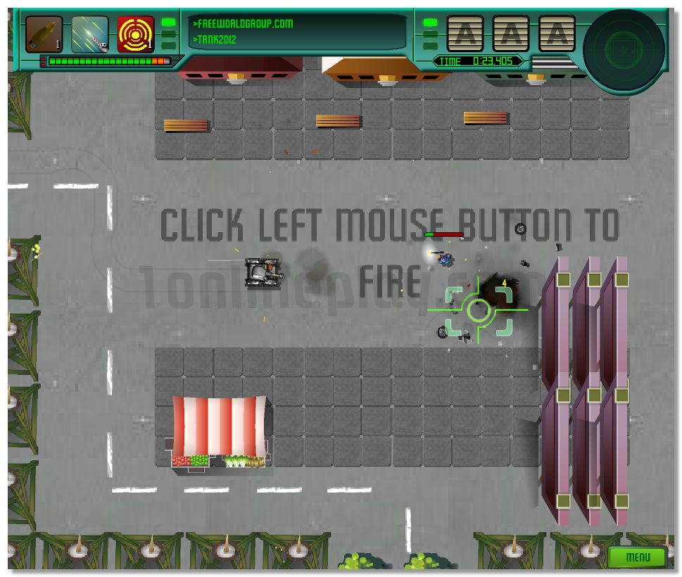Tanks 2012 tank battle stimulation mini game image play free