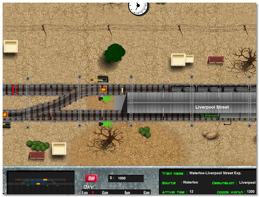 play free online train traffic control games