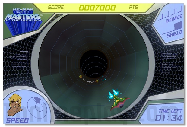 Tunnel Rush fly on Spaceship through Universe image play free