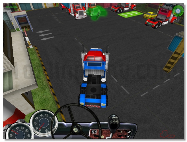 18 Wheeler 3D game drive a big truck get driver license image play free