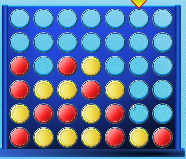 Connect 4 Four-in-a-Row logical game online puzzle image play free