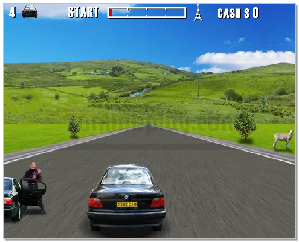 Action Driving Game aggressive racing game image play free