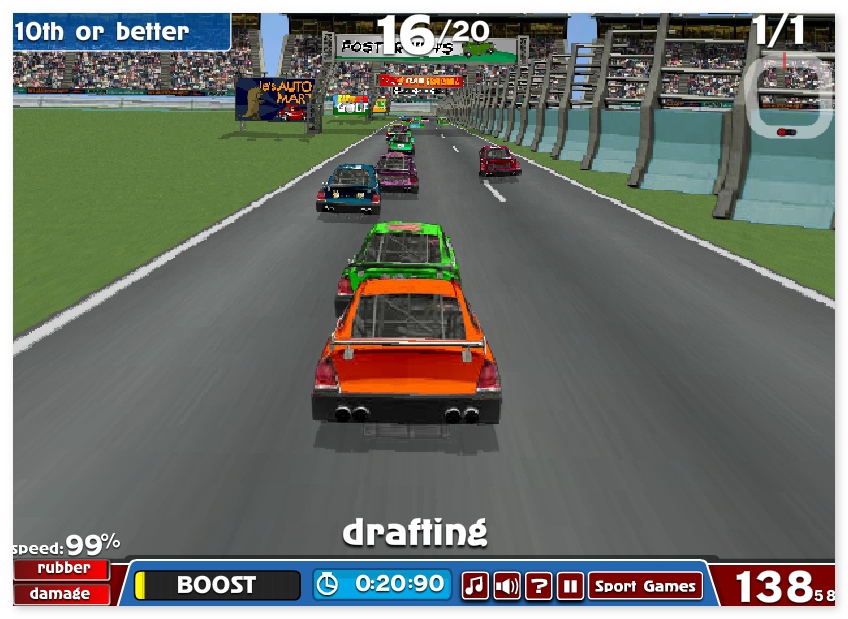 American Racing NASCAR car racing game image play free