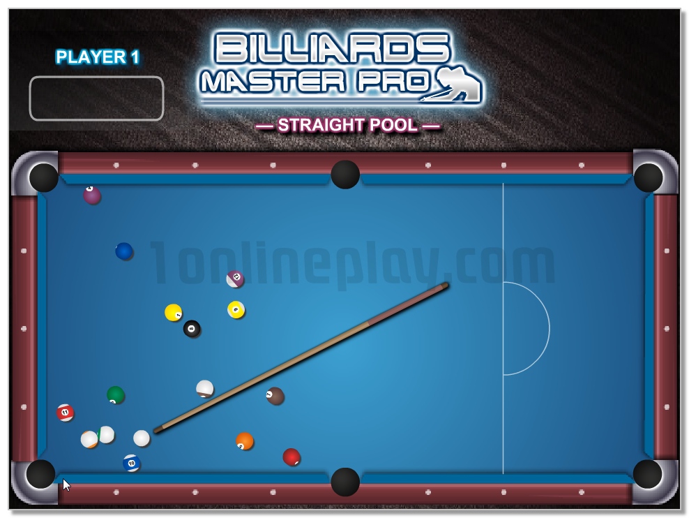 Billiards Master Pro sports game for 1 or 2 players image play free