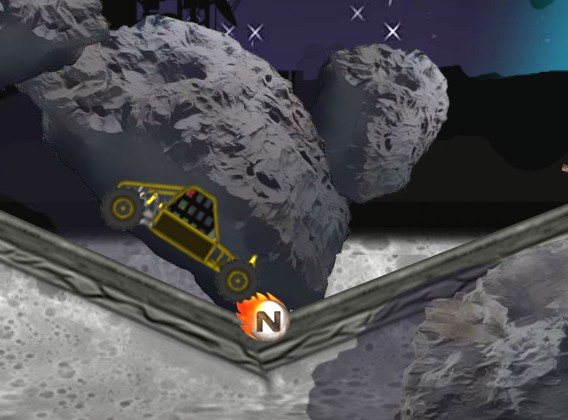 Buggy Space Race space racing on asteroid driving game image play free