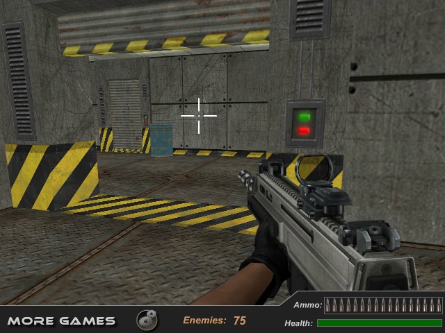 Bullet Fury shooter game First Person Shooter one soldier against all enemy image play free