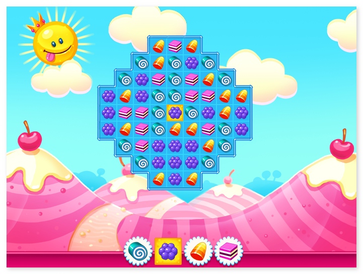 Candy Flip World candy matching HTML5 game no flash needed image play free