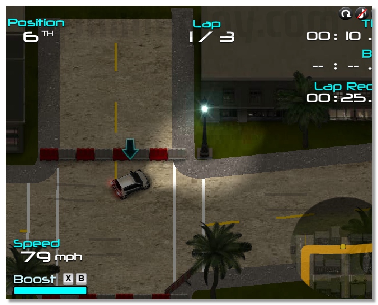 CLUB Nitro 3D online mini racing game annular races image play free