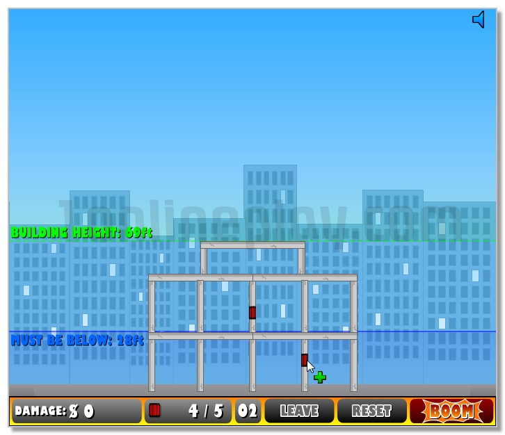 Demolition City game Destroy all old Houses in the City image play free