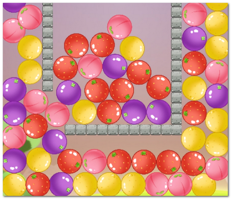 Farm Bubbles Fruit three in a row bubble shooter game image play free
