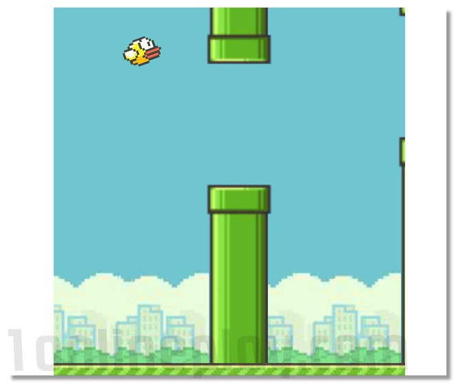 Flappy Bird based on the original app online remake image play free