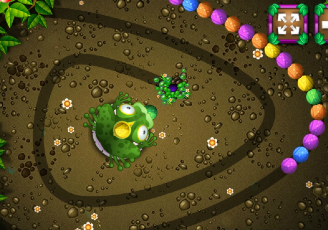 Frogtastic - zuma delux remake three in a row game image play free