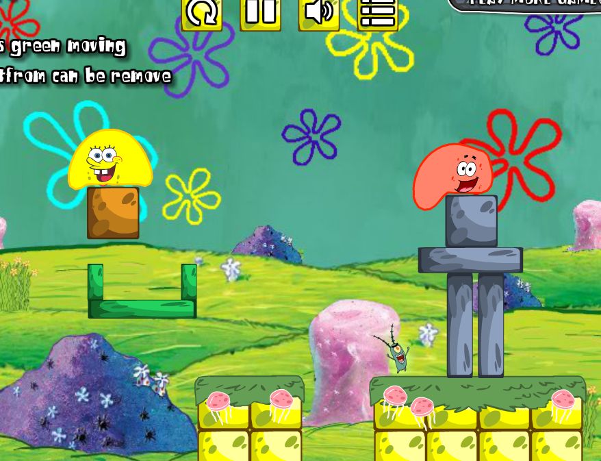 Jelly Puzzle SpongeBob quest arcade game image play free