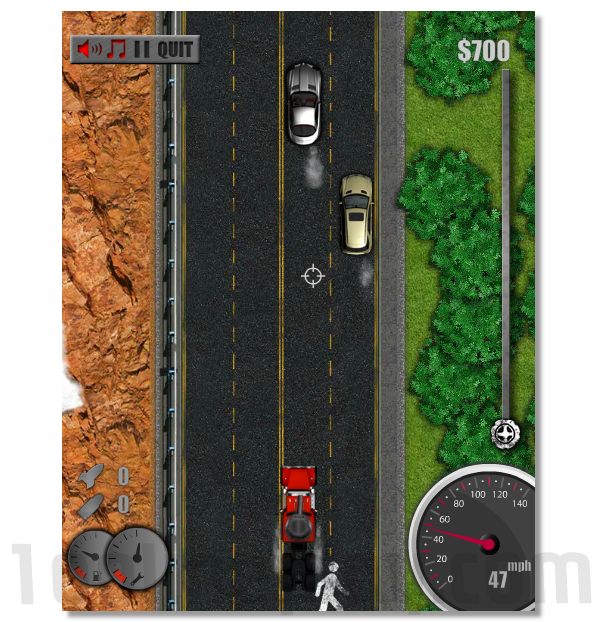 Mad Trucker 3 agressive road rage truck racing game image play free