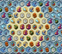 Treasures of the Mystic Sea 3 match puzzle collect gems of pirates