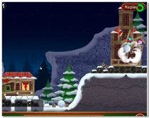 Crazy Christmas ballistic like a agry birds game play free