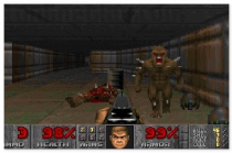 Doom 1 first person shooter retro online game