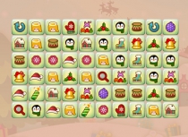 Dream Christmas Link find pair mahjong game puzzle