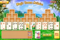 Magic Tower Solitaire free colorful card game