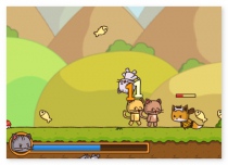 StrikeForce Kitty funny adventure game with lot of cats and evil foxes play free