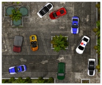 Tropical Police Parking car parking game