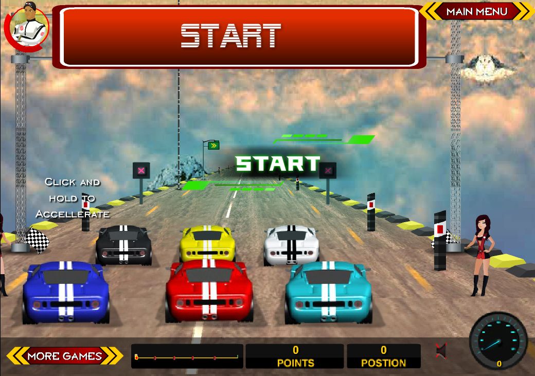 Speedway Challenge racing game drive sport car image play free