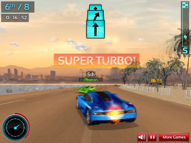 Supercar 2 Road Trip 3D online annular racing image play free