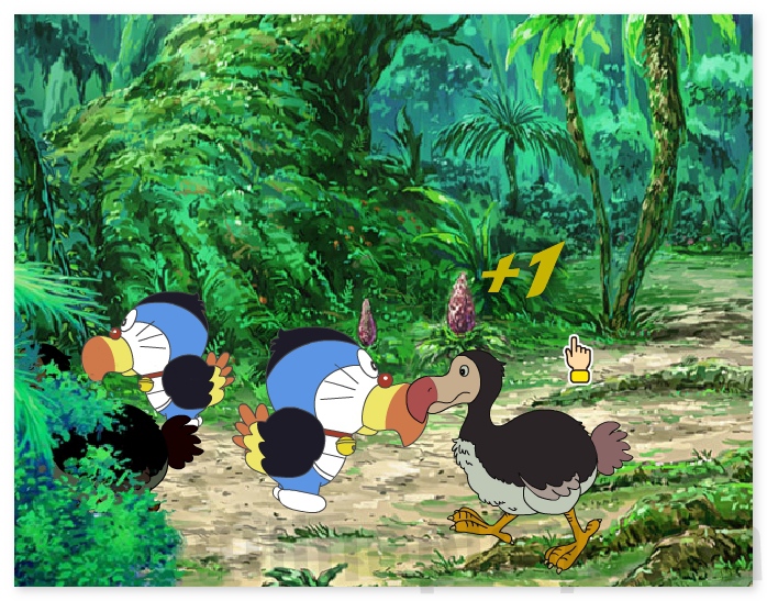 The Doraemon Adventures catch all birds on the island image play free